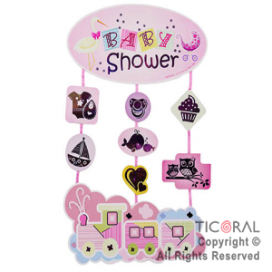 CARTEL  4514 BABY SHOWER TREN NENA x 1